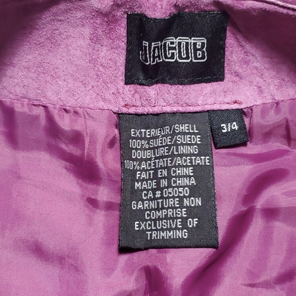 JACOB - PURPLE SUEDE SKIRT - Picture 8 of 8